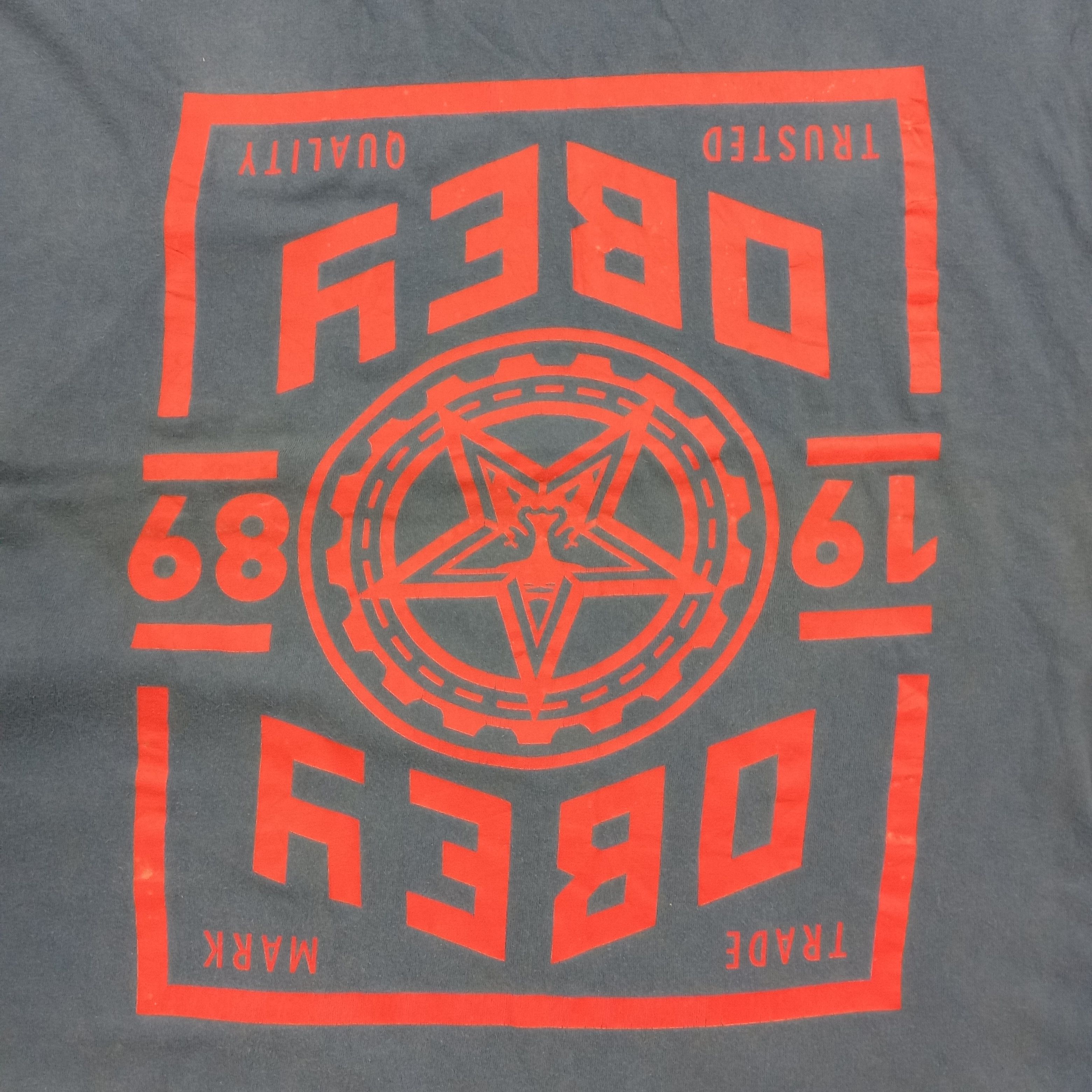 Obey × Vintage Obey 1989 American Style Tshirt Size US L / EU 52-54 / 3 - 2 Thumbnail