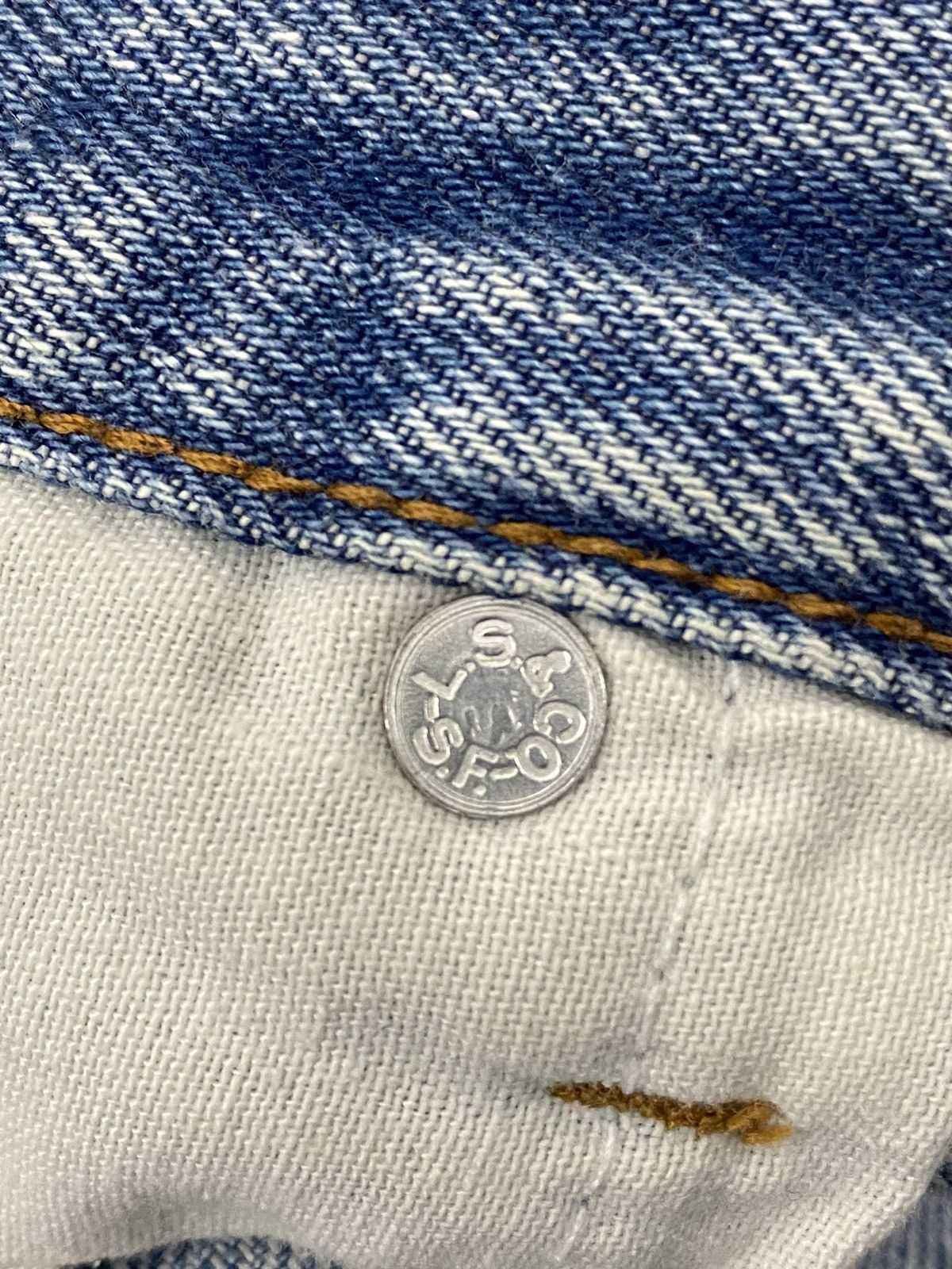Japanese Brand × Levi's × Vintage Vintage 80s Levis 501 Denim Button Fly 546 Light Blue Size US 30 / EU 46 - 20 Thumbnail