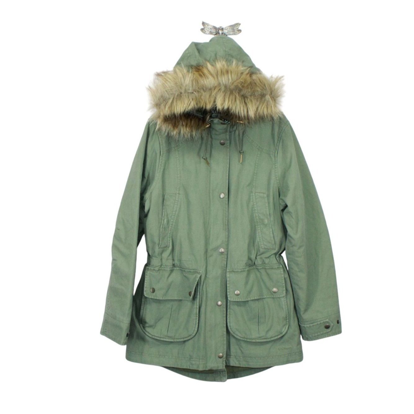 L.L. Bean LL Bean Women's East End Parka Deep Olive Size Small Pet Size S / US 4 / IT 40 - 1 Thumbnail