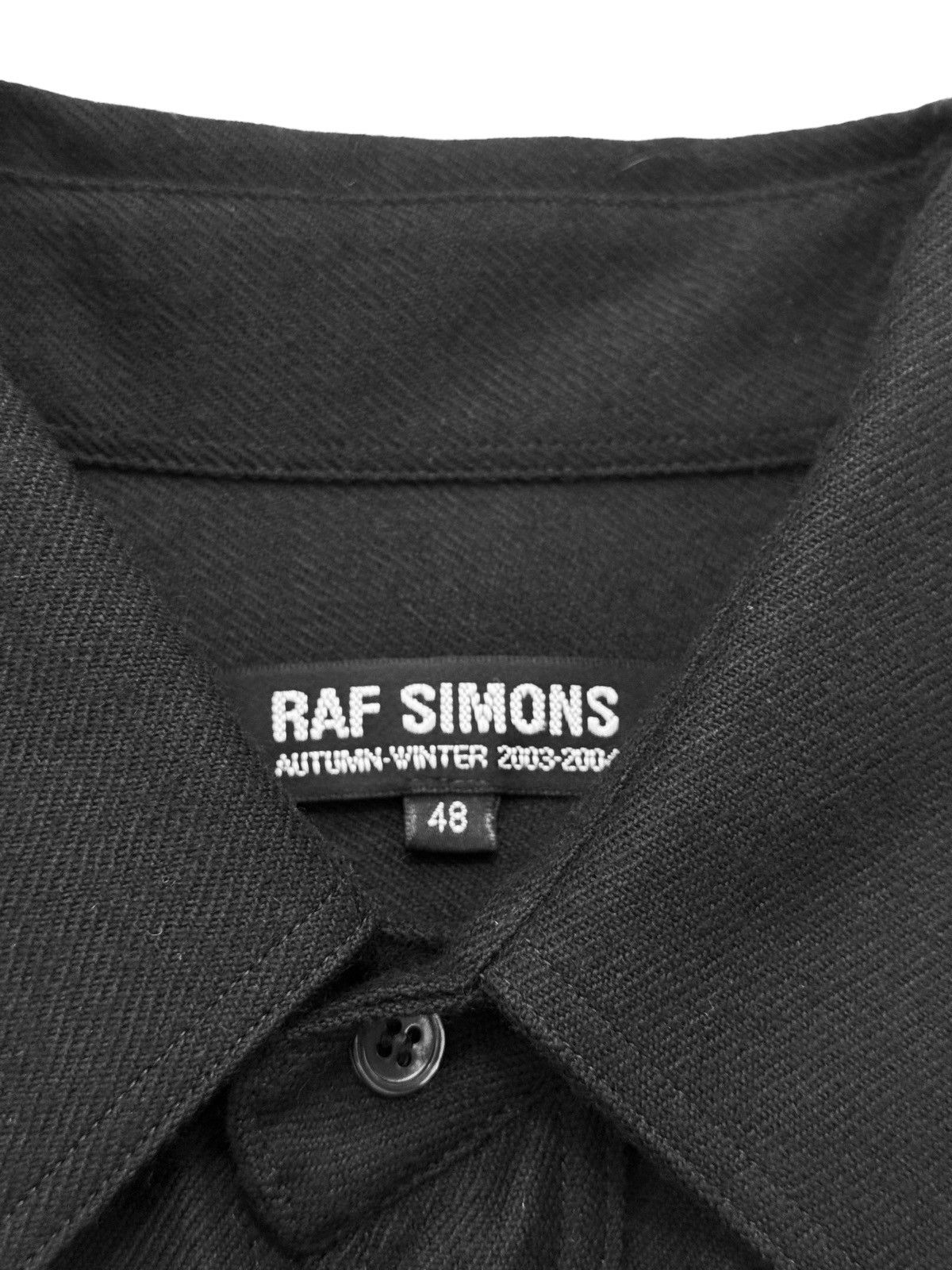 Raf Simons AW03 “Closer” Wool Bondage Strap Shirt Size US M / EU 48-50 / 2 - 3 Thumbnail