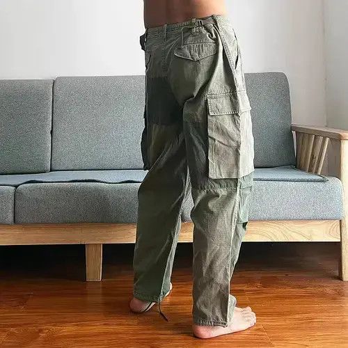 Japanese Brand × Vintage multi pocket function patchwork military cargo pants Size US 32 / EU 48 - 3 Thumbnail
