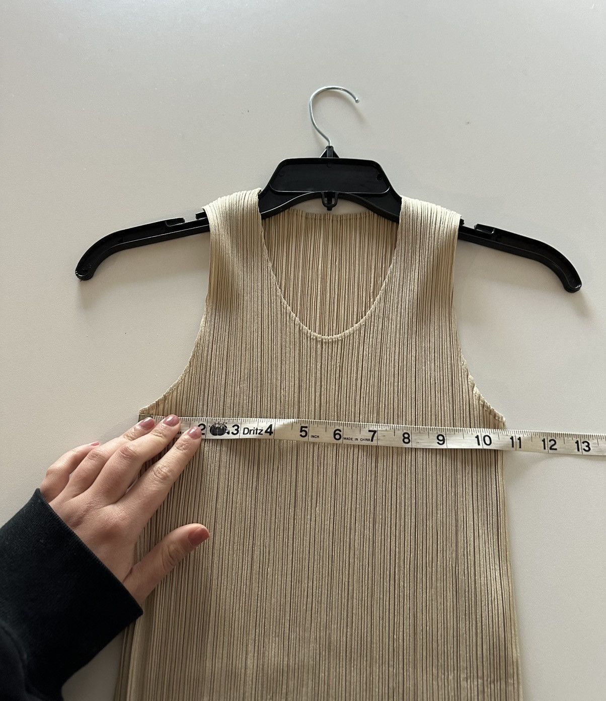 Pleats Please Issey Miyake Issey Miyake Tan Pleats Please Mini Dress Minimalist Japan Size ONE SIZE - 3 Thumbnail