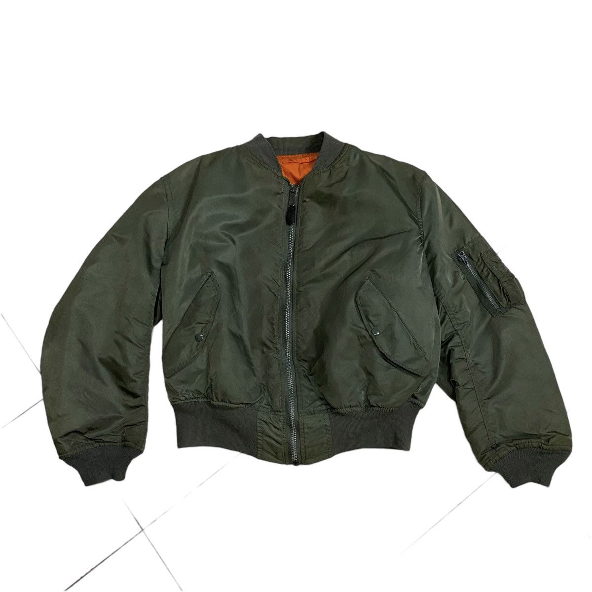 Alpha Industries Vtg Ma1 Usaf Air Force Alpha Industries Size US XL / EU 56 / 4 - 5 Thumbnail