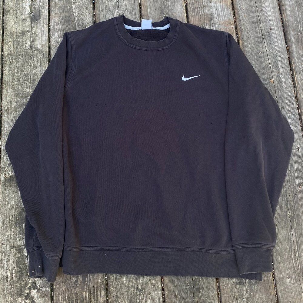 Nike Nike Crewneck Sweater XXL Black Fleece Size US XXL / EU 58 / 5 - 1 Thumbnail