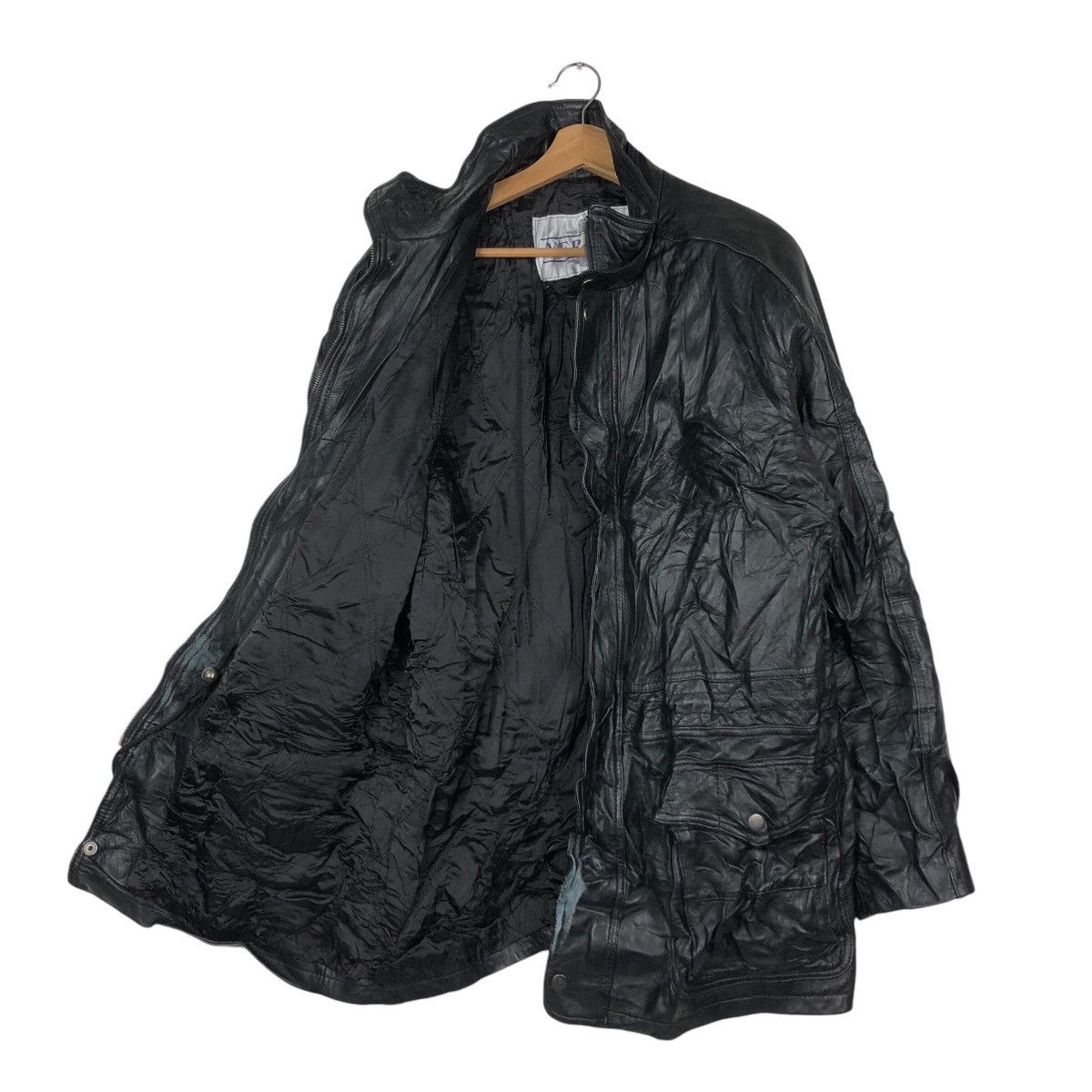Japanese Brand 📌Vintage Biker Genuine Leather Jacket Vernon Issey Miyake Size US L / EU 52-54 / 3 - 12 Thumbnail
