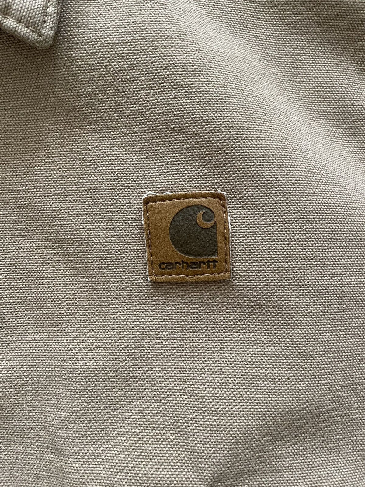 Carhartt Vintage Carhartt Detroit Work Jacket Sun Faded Tan / Gray Size US L / EU 52-54 / 3 - 3 Thumbnail