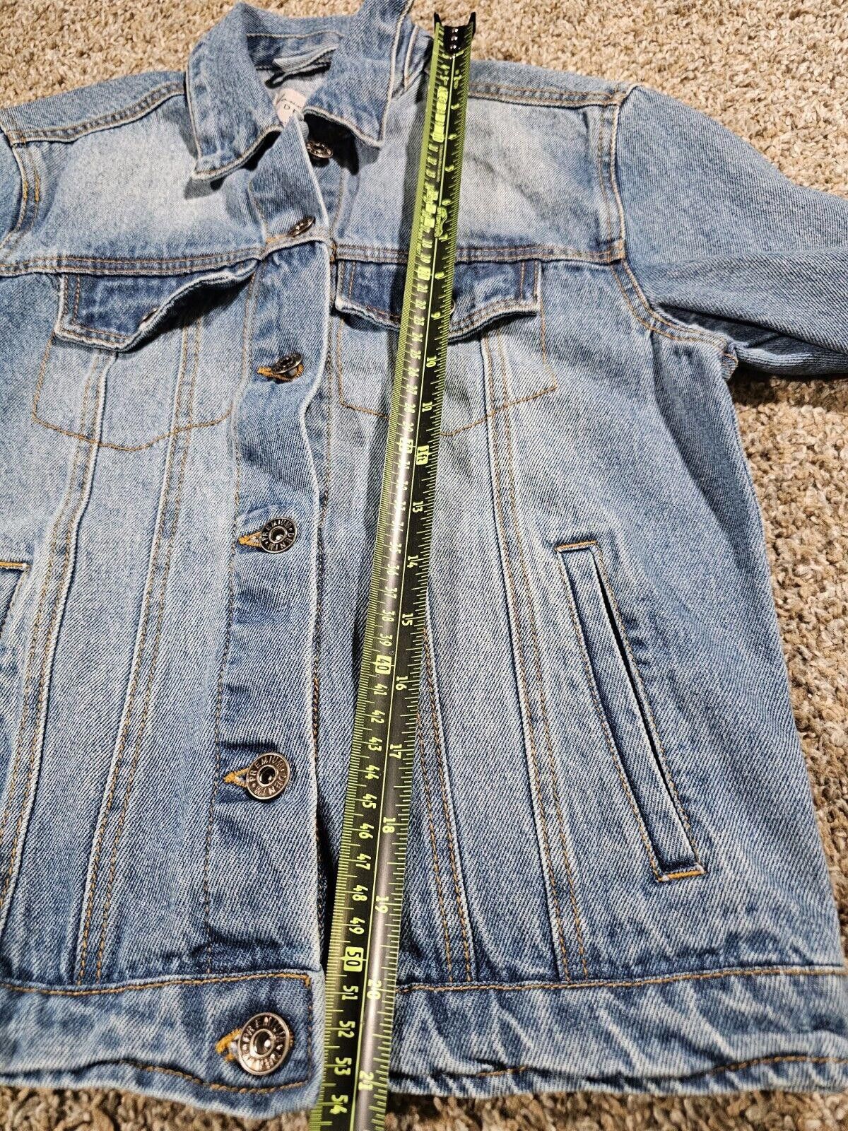 Designer Love Tree Denim Button Up jean jacket size Small Size S / US 4 / IT 40 - 4 Thumbnail
