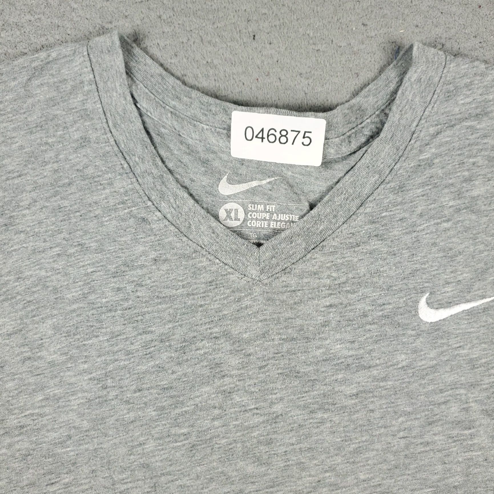 Nike Nike Shirt Mens XL Gray Swoosh Casual Short Sleeve Sports Size US XL / EU 56 / 4 - 2 Thumbnail