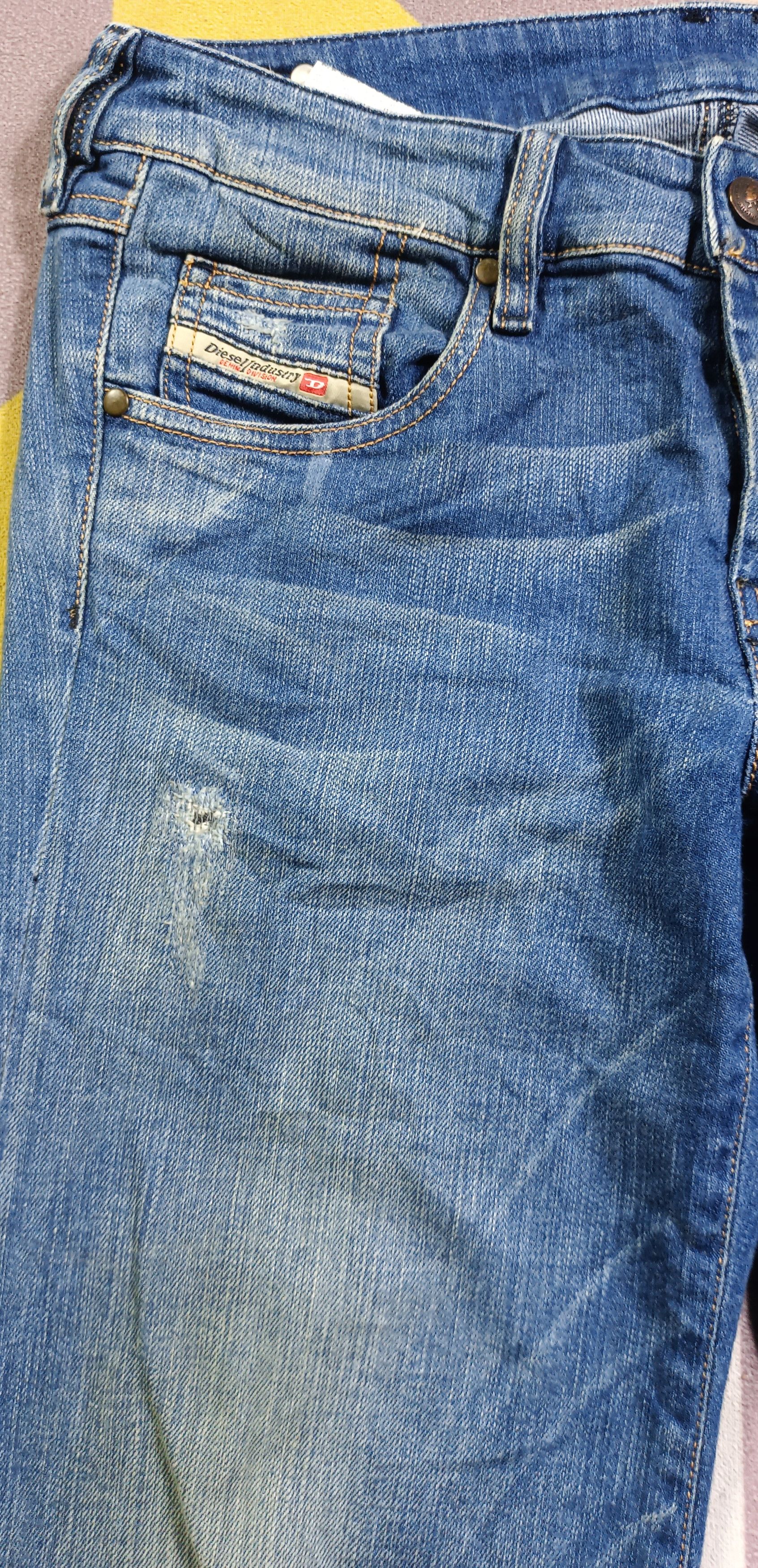 Diesel Vintage Super Flare🔥Diesel YBO Flare Distressed Denim Size US 31 - 14 Thumbnail