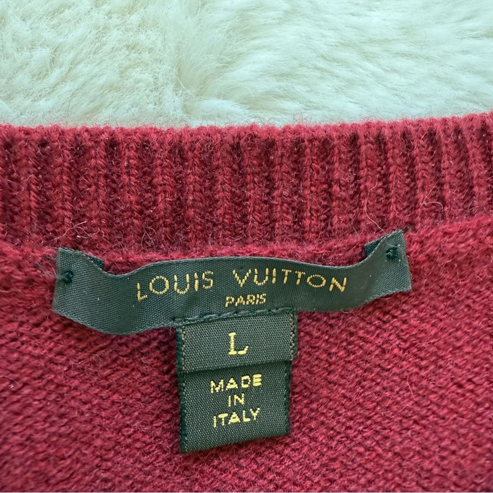Louis Vuitton Louis Vuitton women cashmere sweater size L Authentic Size L / US 10 / IT 46 - 5 Thumbnail