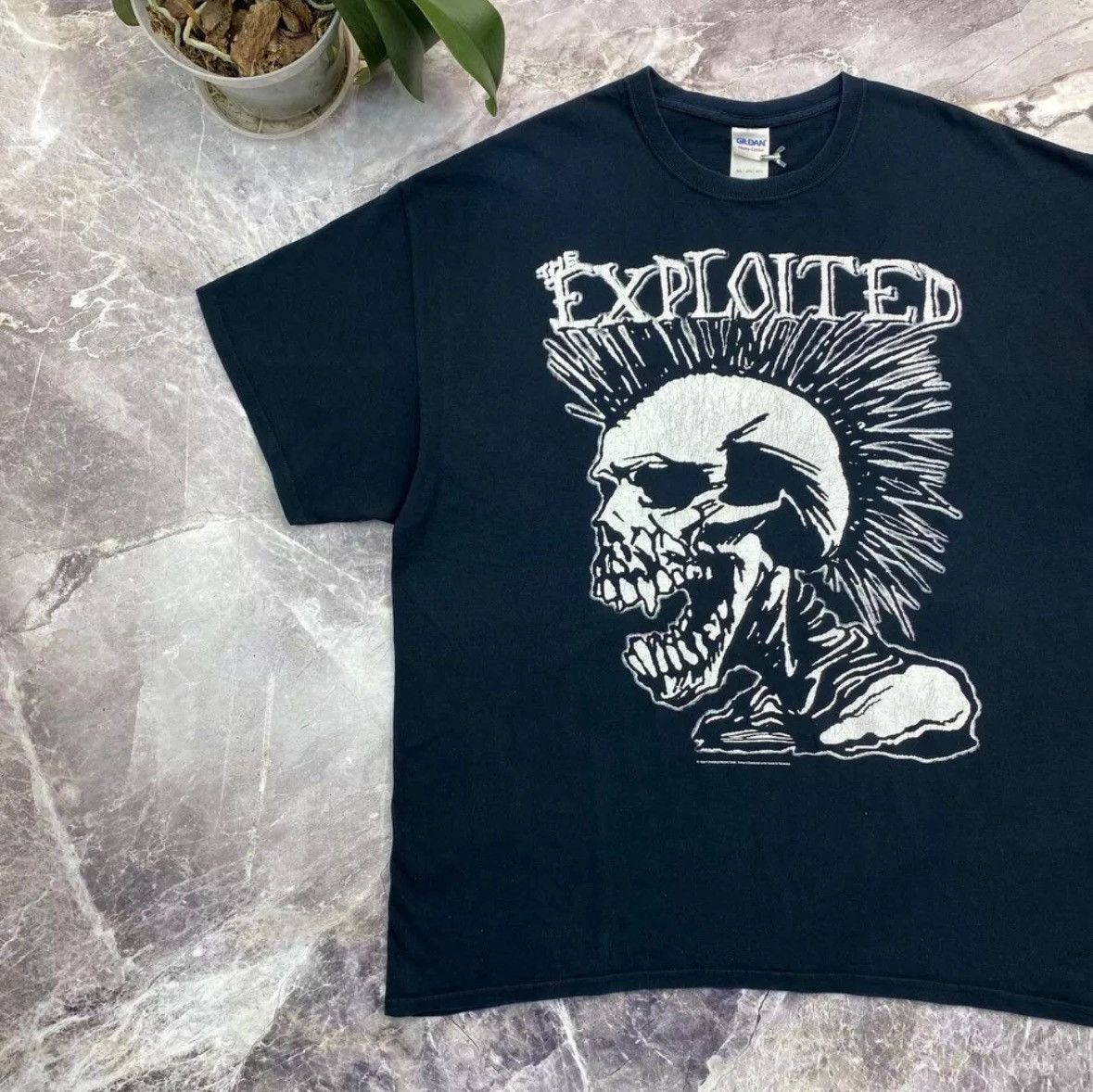 Band Tees × Vintage The Exploited Total Chaos Vintage 1998 T shirt Punk Skull Size US XXL / EU 58 / 5 - 3 Thumbnail