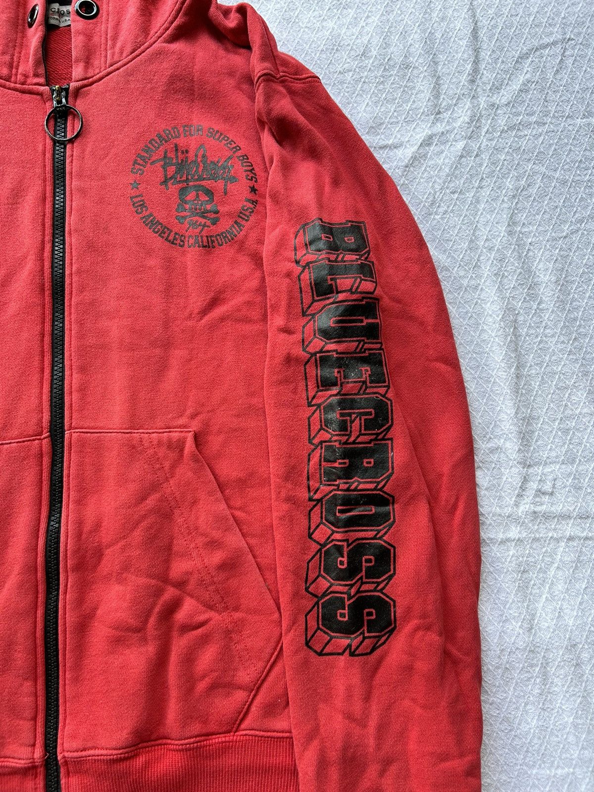 Japanese Brand Japanese Blue Cross Poem Zip Hoodie Size US L / EU 52-54 / 3 - 4 Thumbnail