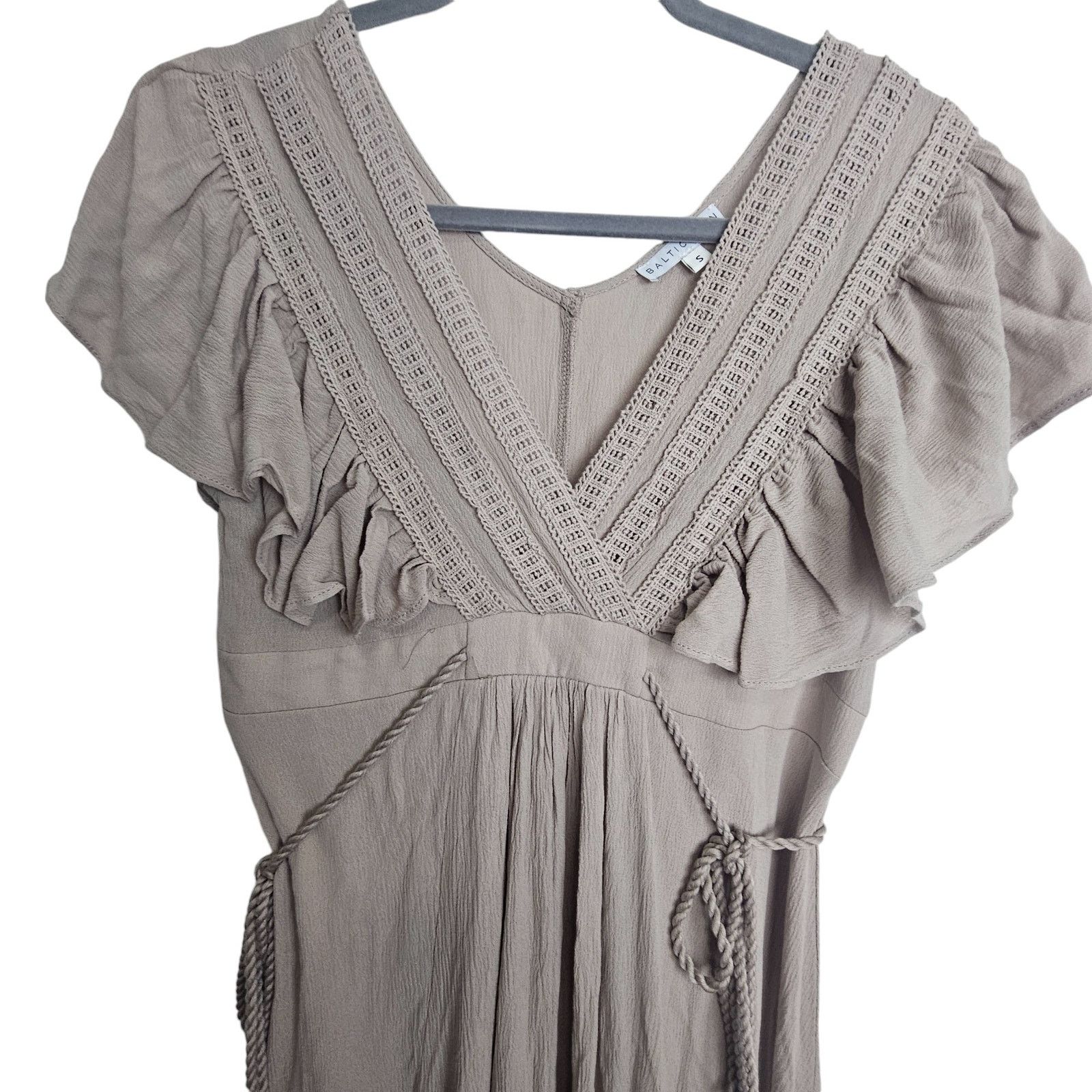 Born Baltic Born Womens Jennifer Bridesmaid Maxi Dress S Tasseled Size S / US 4 / IT 40 - 3 Thumbnail