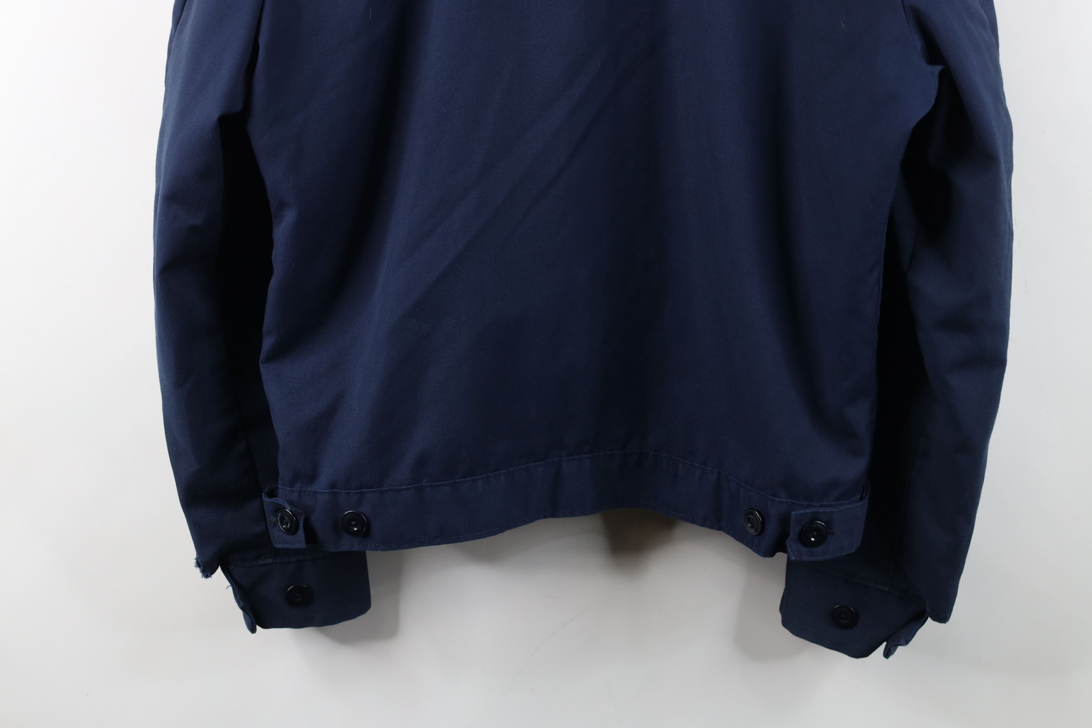 Vintage Vintage 60s 70s Workwear Mechanic Bomber Jacket Blue USA Size US XXL / EU 58 / 5 - 17 Thumbnail
