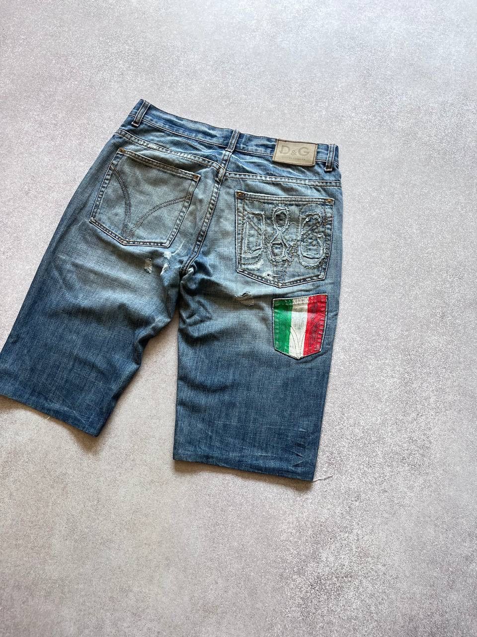 Dolce & Gabbana Vintage Dolce&Gabbana Embroidery Denim Shorts 32 Size US 32 / EU 48 - 4 Thumbnail