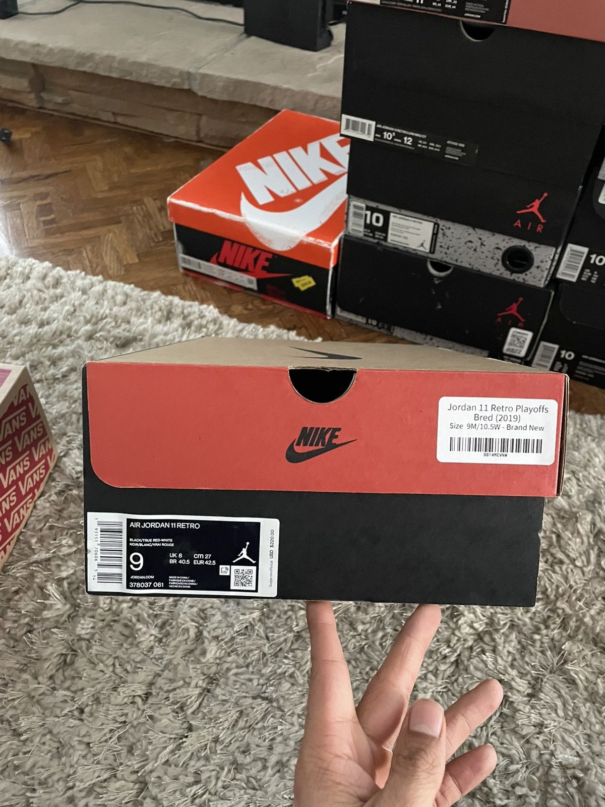 Jordan Brand Jordan 11 Bred Size US 9 / EU 42 - 9 Thumbnail