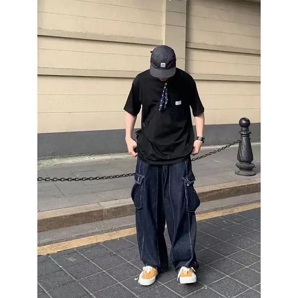 Japanese Brand Kobashi x Aya Vintage Street Loose Pocket Cargo Jeans Size US 32 / EU 48 - 7 Thumbnail