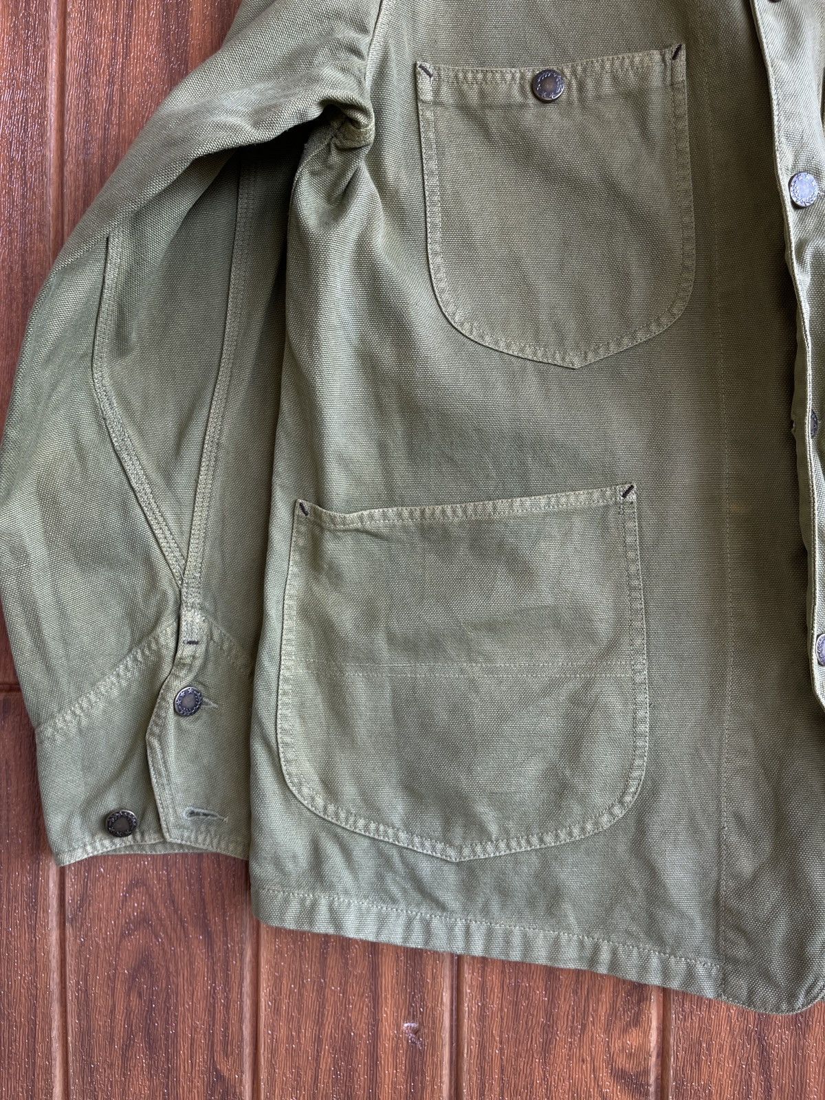 Le Grande Bleu (L.G.B.) Vintage 90s Faded Green Army🔥DOGHOUSE🔥Military Parka Jacket Size US M / EU 48-50 / 2 - 9 Thumbnail