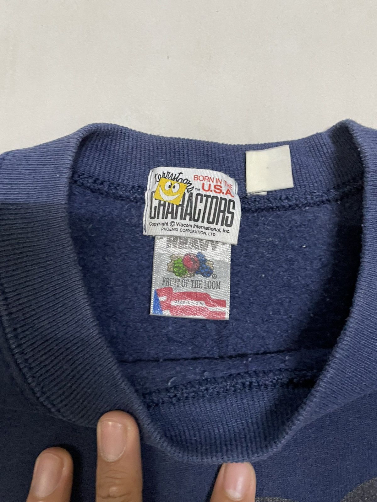 Vintage Mighty Mouse vintage sweatshirt rare Size US L / EU 52-54 / 3 - 3 Thumbnail