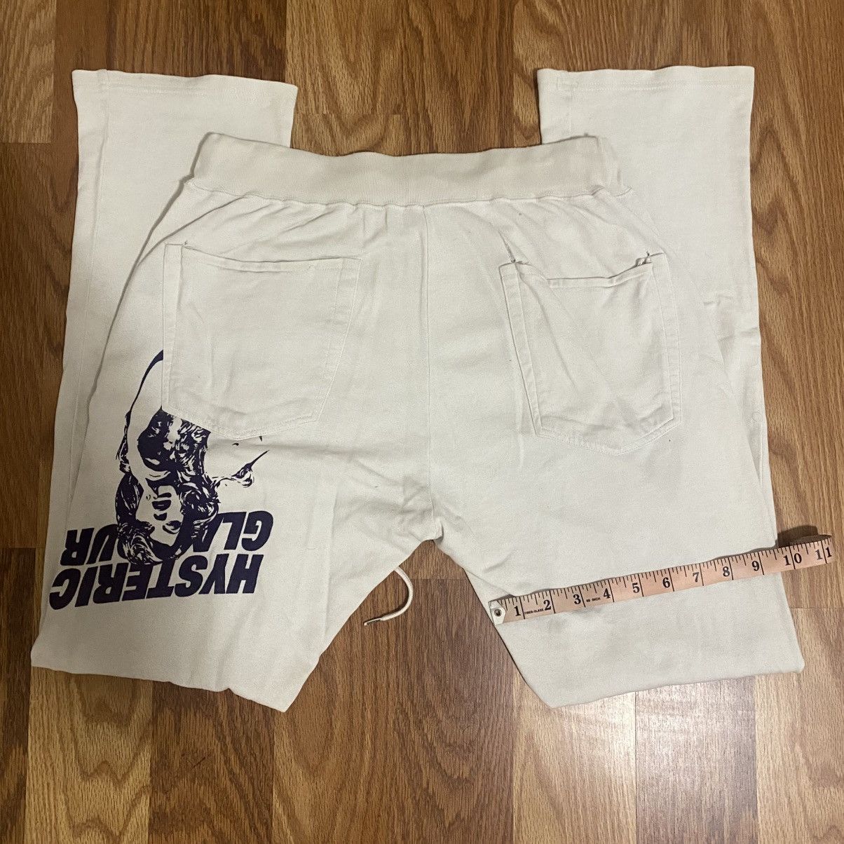 Hysteric Glamour Hysteric Glamour white low rise fold over sweatpants Size 28" / US 6 / IT 42 - 5 Thumbnail