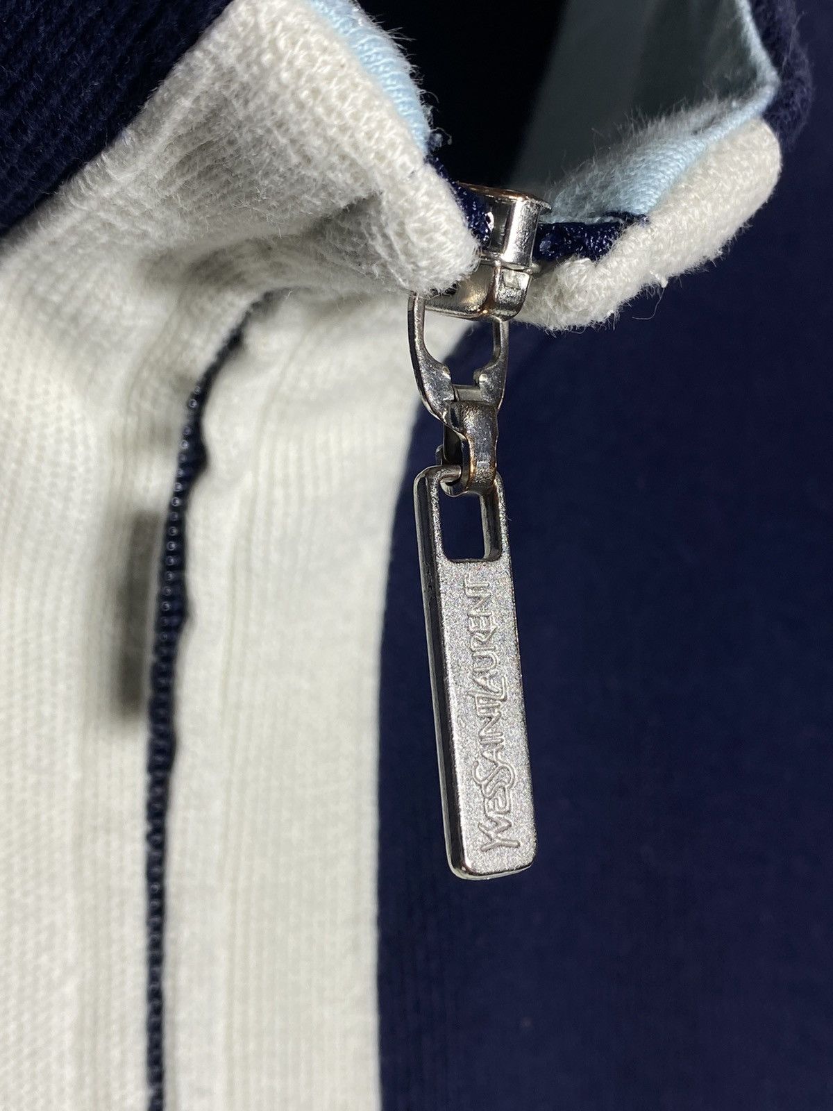 Yves Saint Laurent Yves Saint Laurent Vintage Full Zip Sweater Size US L / EU 52-54 / 3 - 7 Thumbnail