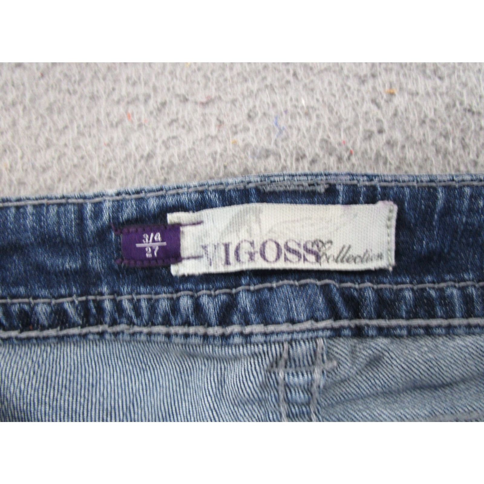 Vintage VIGOSS Jeans Bootcut Women’s Denim Blue 4 Bootcut 5-Pocket Zip Cotton Blend VTG Y2K Thin Stitch Spring Summer Fall Womens Size 27" / US 4 / IT 40 - 4 Thumbnail