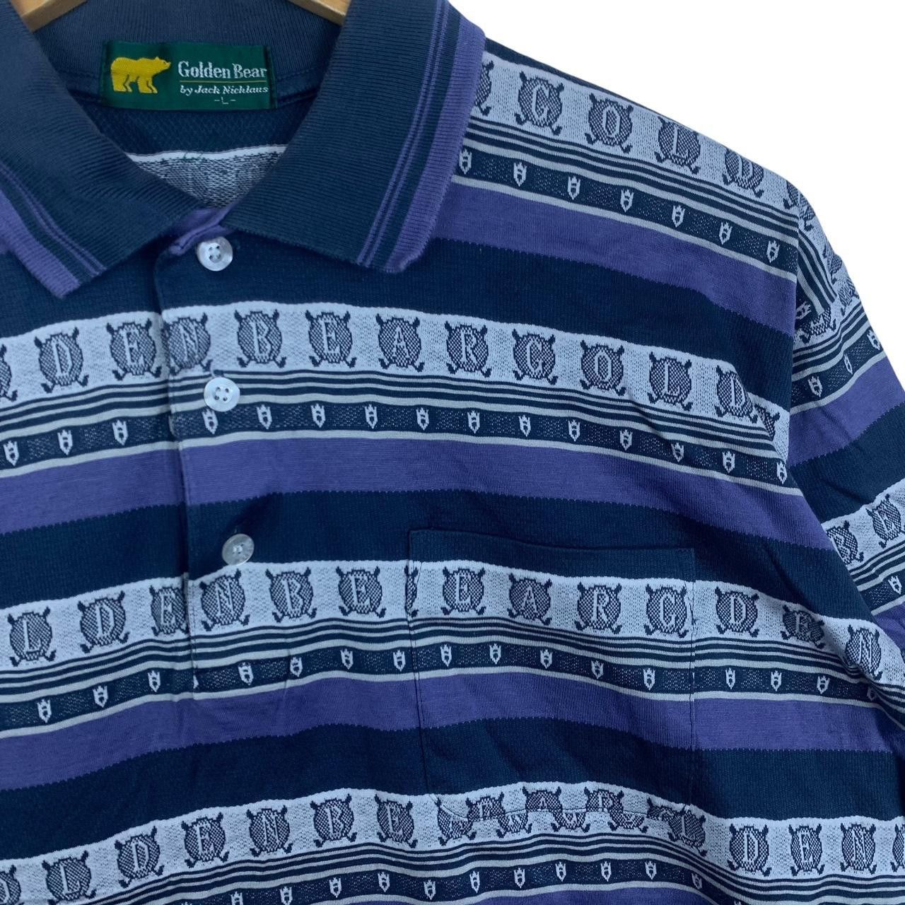 Vintage Vintage GOLDEN BEAR GOLF Jack Nicklaus AOP Polo Tee Shirt Size US L / EU 52-54 / 3 - 5 Thumbnail