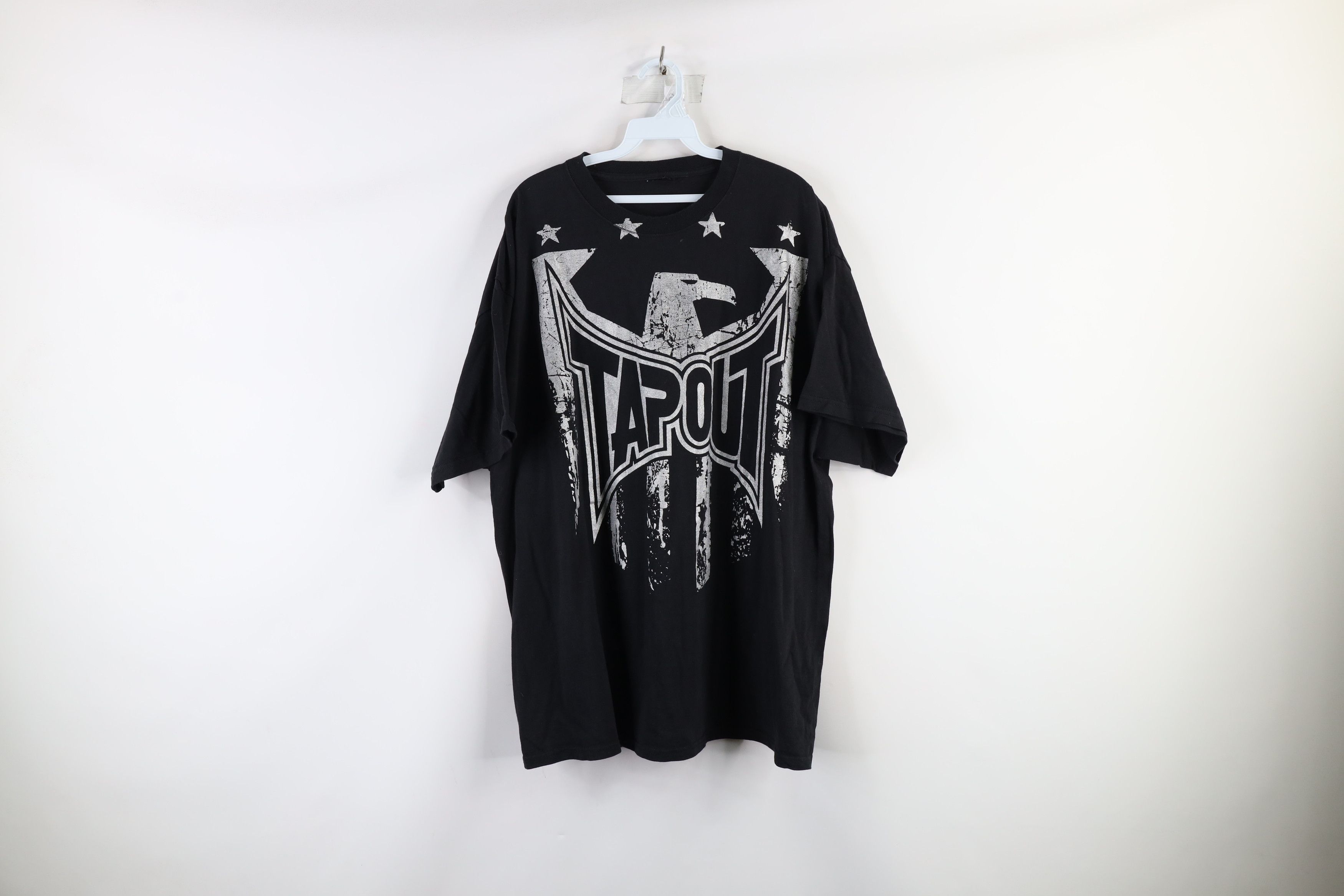 Tapout × Vintage Vintage Y2K Tapout Spell Out MMA UFC Fighting T-Shirt Black Size US XXL / EU 58 / 5 - 1 Thumbnail