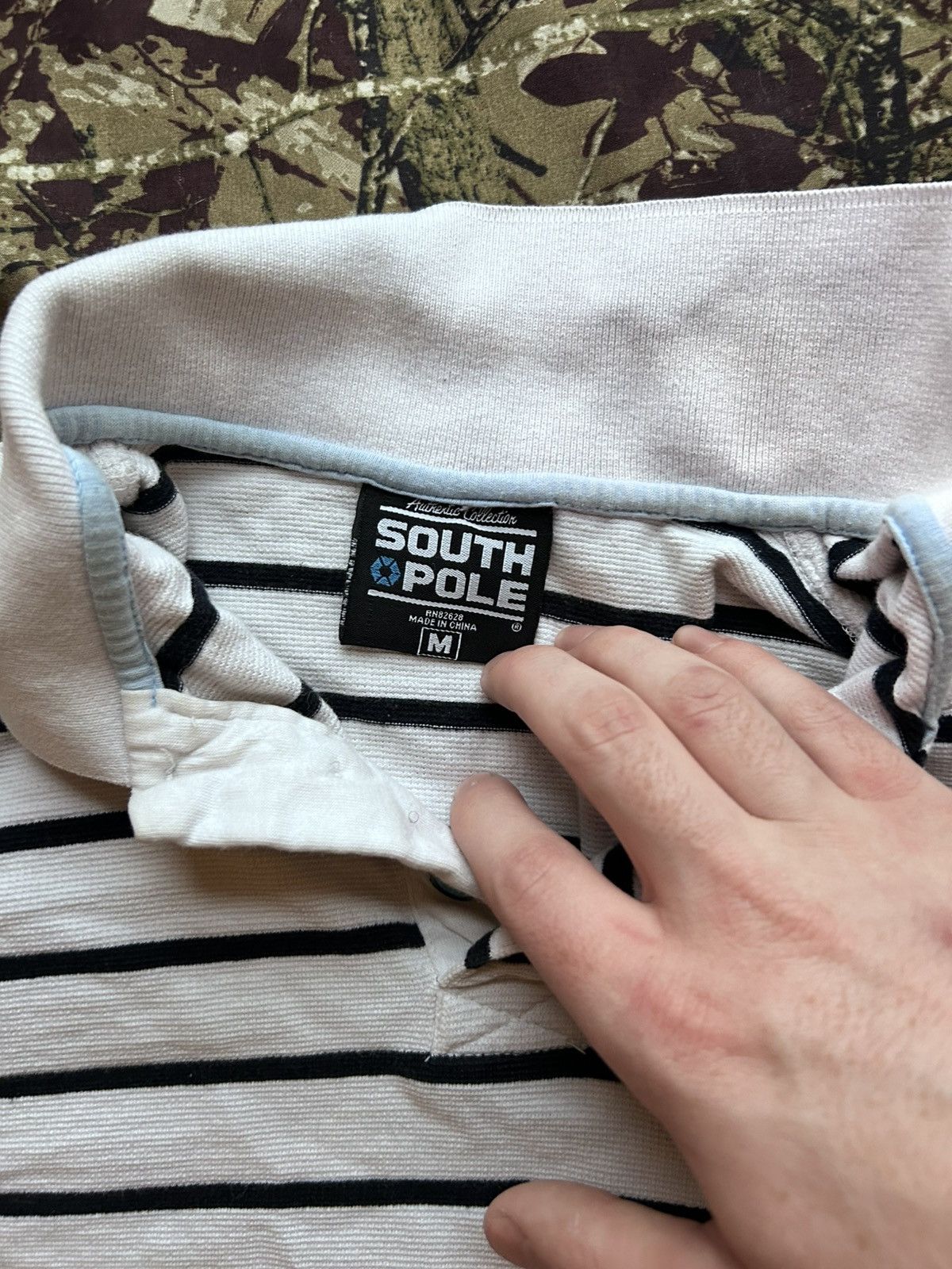 Southpole Soutpole striped polo Size US M / EU 48-50 / 2 - 3 Thumbnail