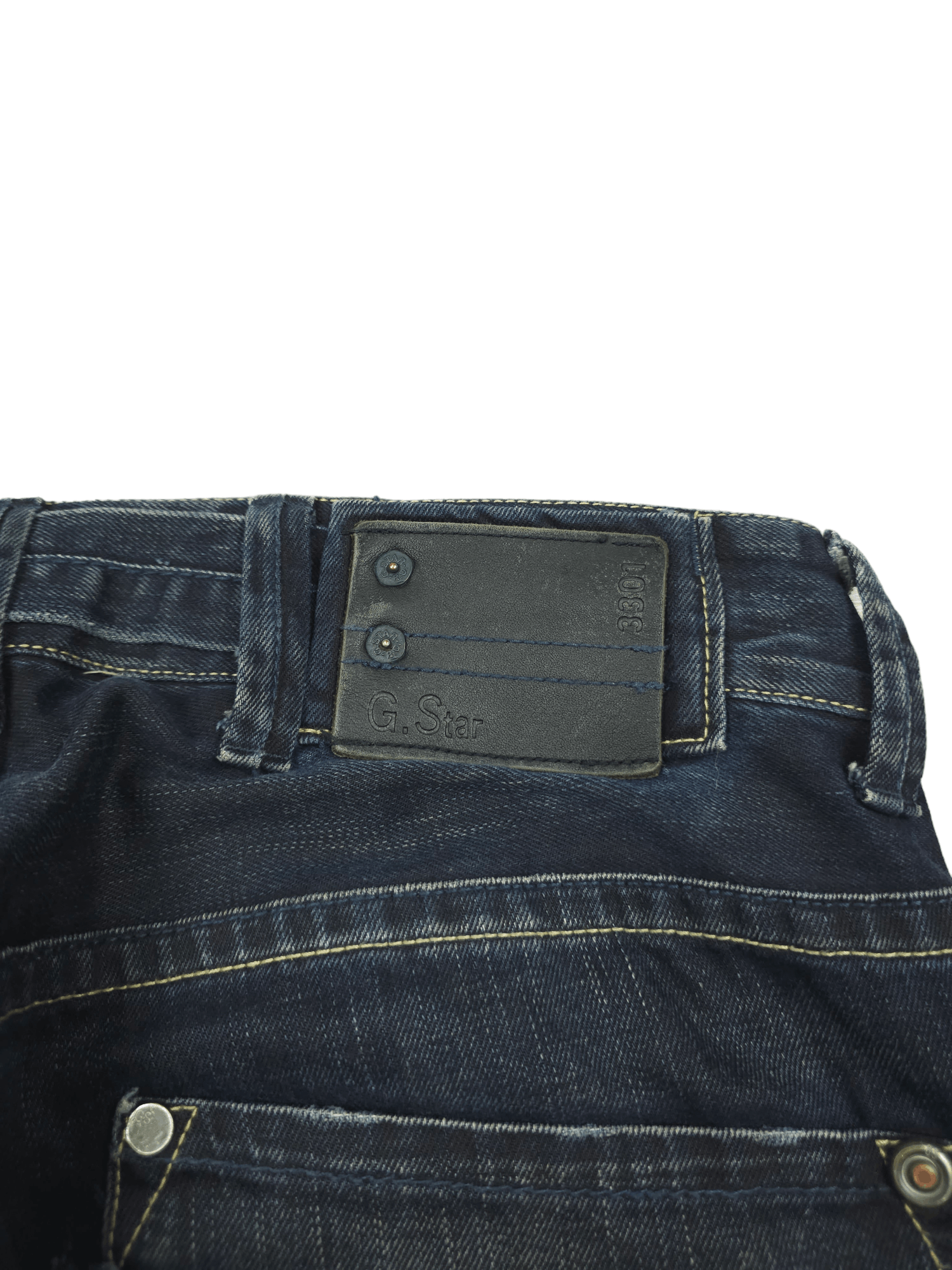 G-Star × Japanese Brand 💎 Size 32/32 Double Knee Y2K Distressed Denim Jeans Size US 32 / EU 48 - 9 Thumbnail