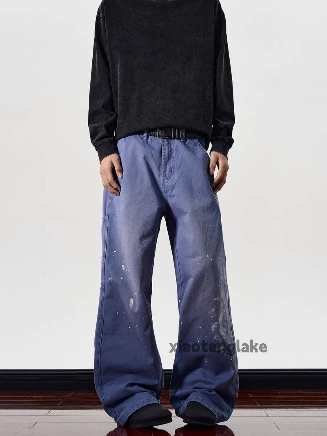 Designer × Japanese Brand × Vintage Washed faded cleanfit skate hiphop work carpenter pants Size US 34 / EU 50 - 1 Thumbnail