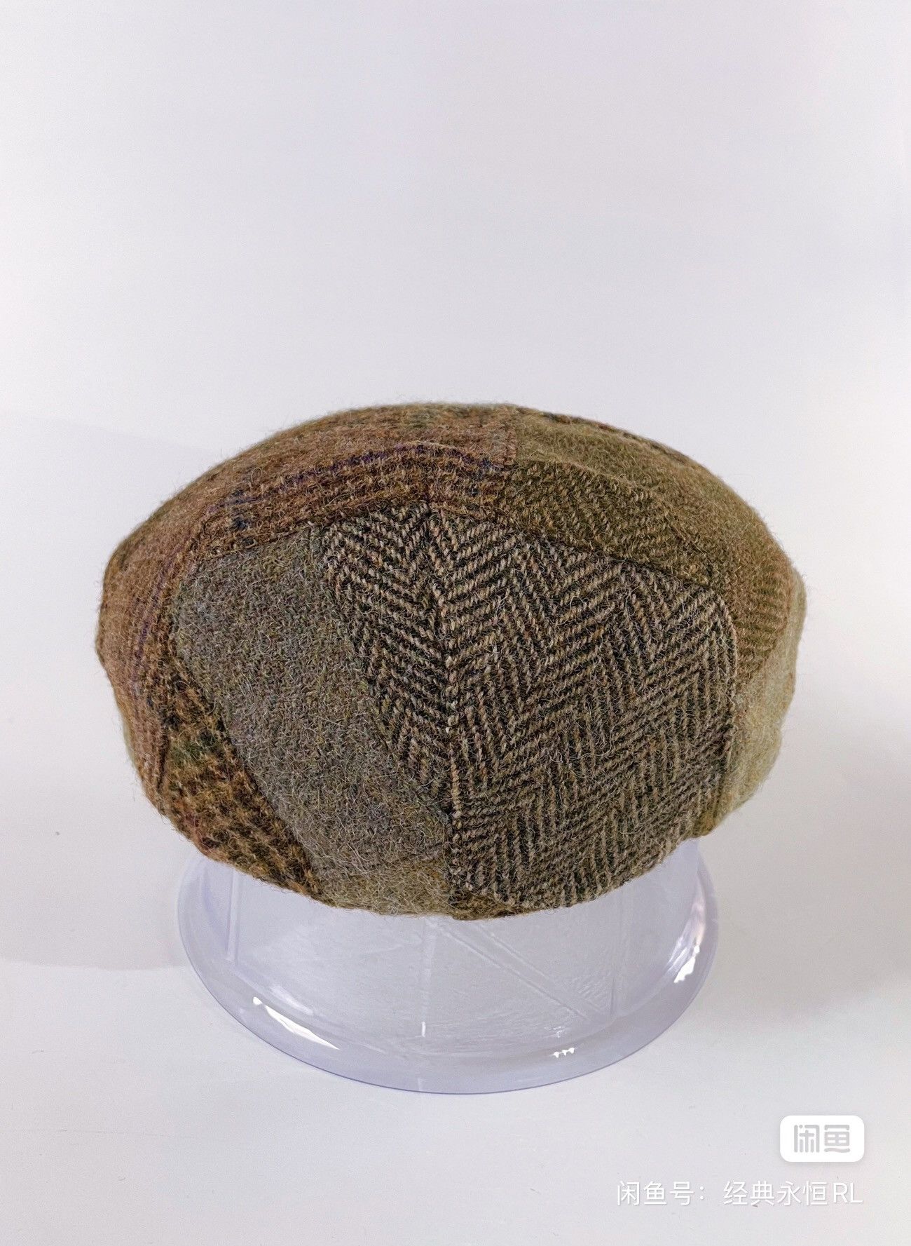Ralph Lauren Polo Ralph Lauren Wool Tweed Patchwork Flat Cap Beret Hat Size ONE SIZE - 3 Thumbnail
