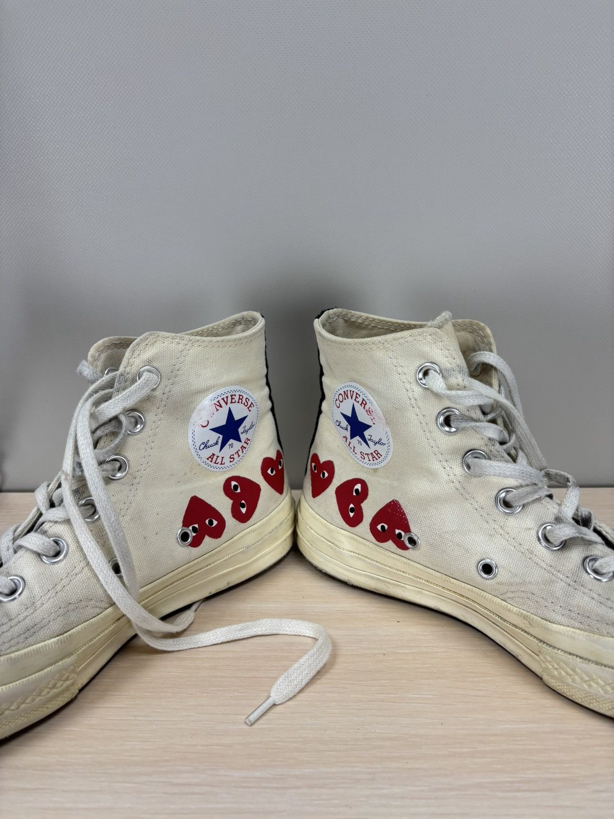 Comme des Garcons × Converse Womens sneakers Converse Play Comme des Garcons Size 37.5 Size US 7 / IT 37 - 6 Thumbnail