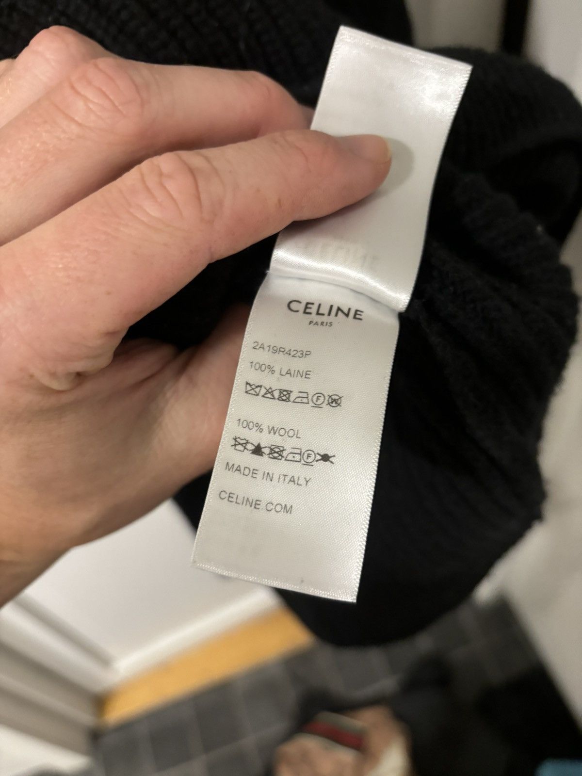 Celine Oversized logo sweater Size US M / EU 48-50 / 2 - 5 Thumbnail
