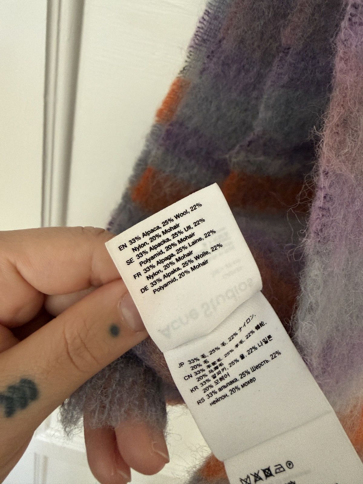 Acne Studios Acne Studios Mohair scarf Size ONE SIZE - 8 Thumbnail
