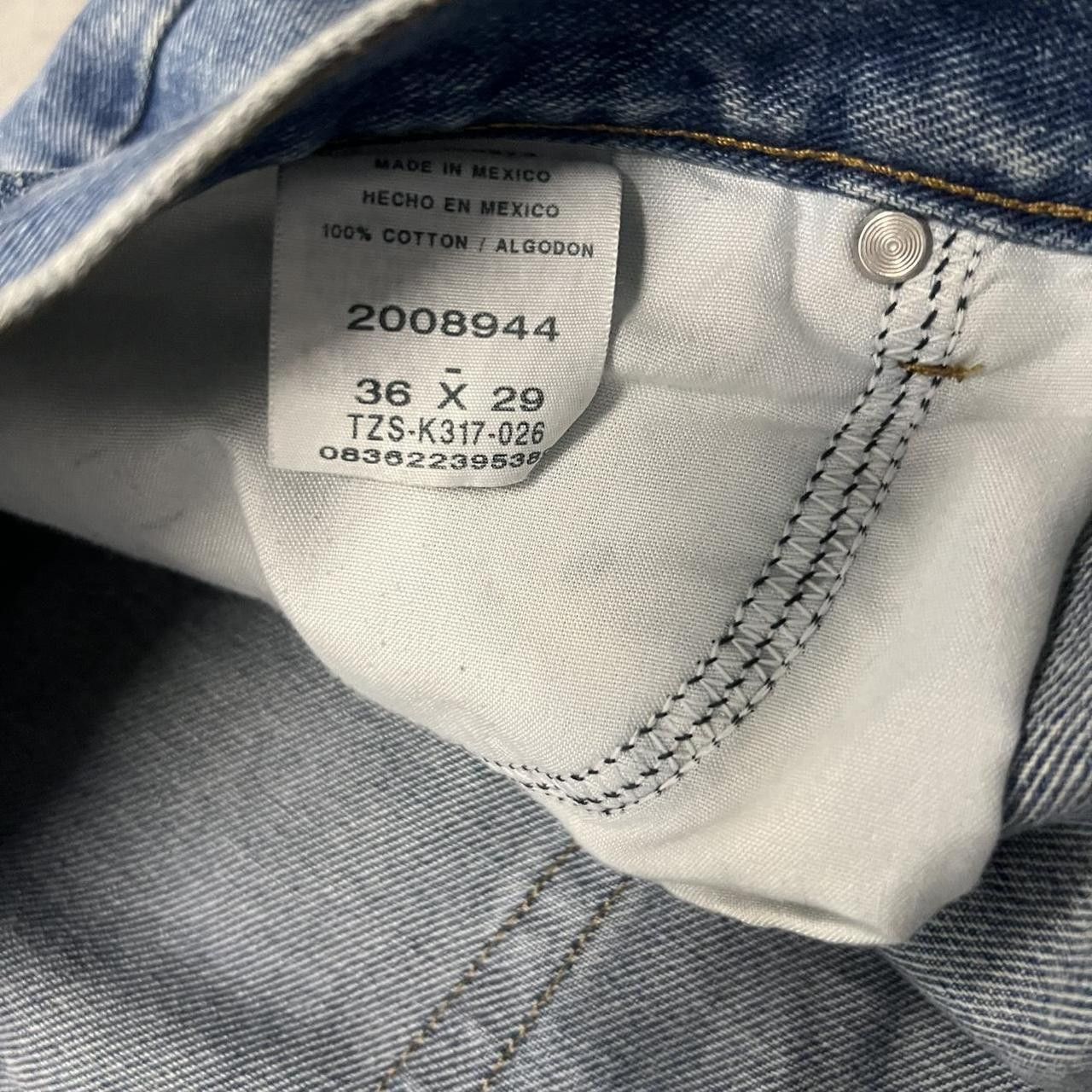 Japanese Brand × Vintage Vintage Y2K/2000s Grunge essential Medium Wash Denim Jeans! Size US 36 / EU 52 - 7 Thumbnail