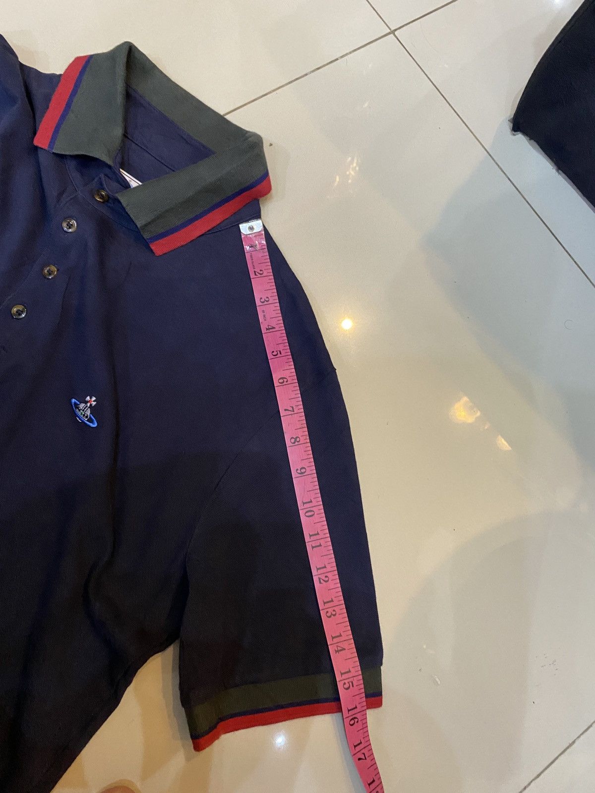 Vivienne Westwood Vivienne Westwood Polo Shirt Navy. Gucci style collar Size US XXL / EU 58 / 5 - 9 Thumbnail