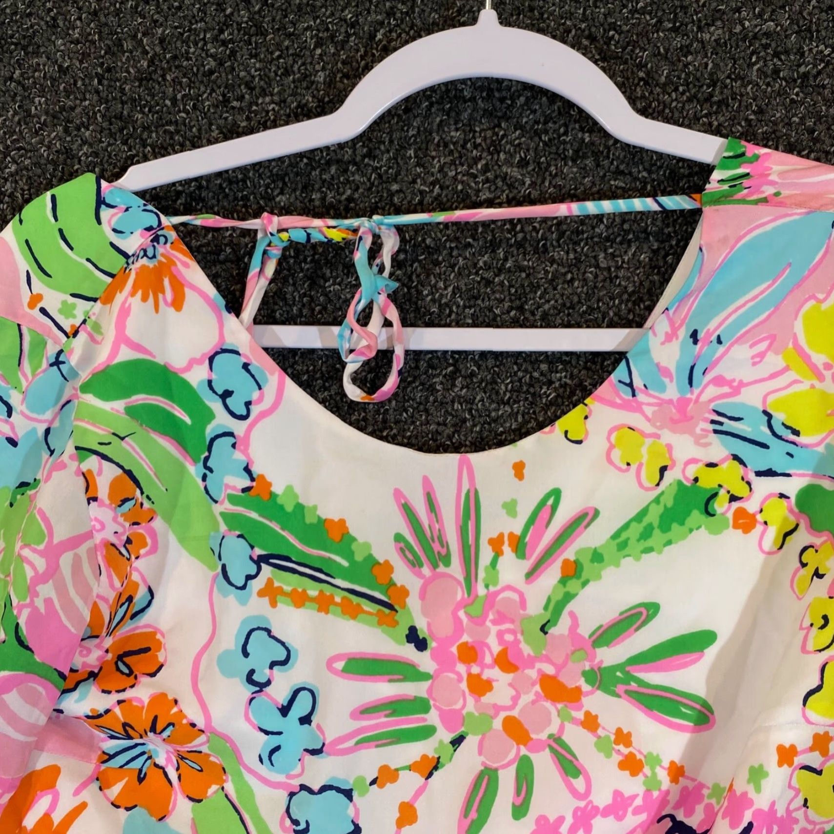 Lilly Pulitzer Lilly Pulitzer Floral Top Womens Small Lightweight Beachwear Dress Coverup Size S / US 4 / IT 40 - 2 Thumbnail