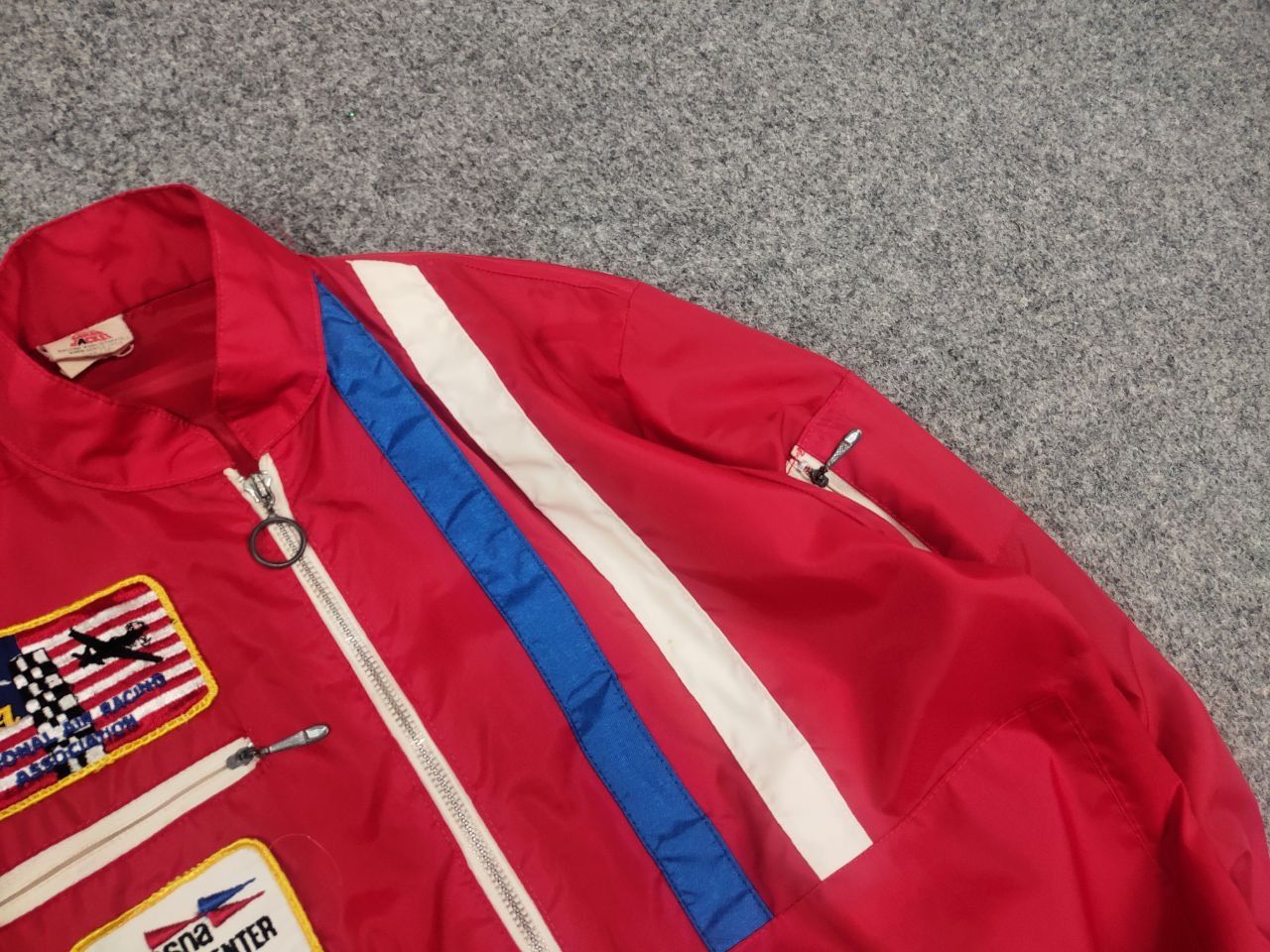 Vintage Vintage 70's National Air Force Cessna Pilot Center Jacket Size US S / EU 44-46 / 1 - 7 Thumbnail