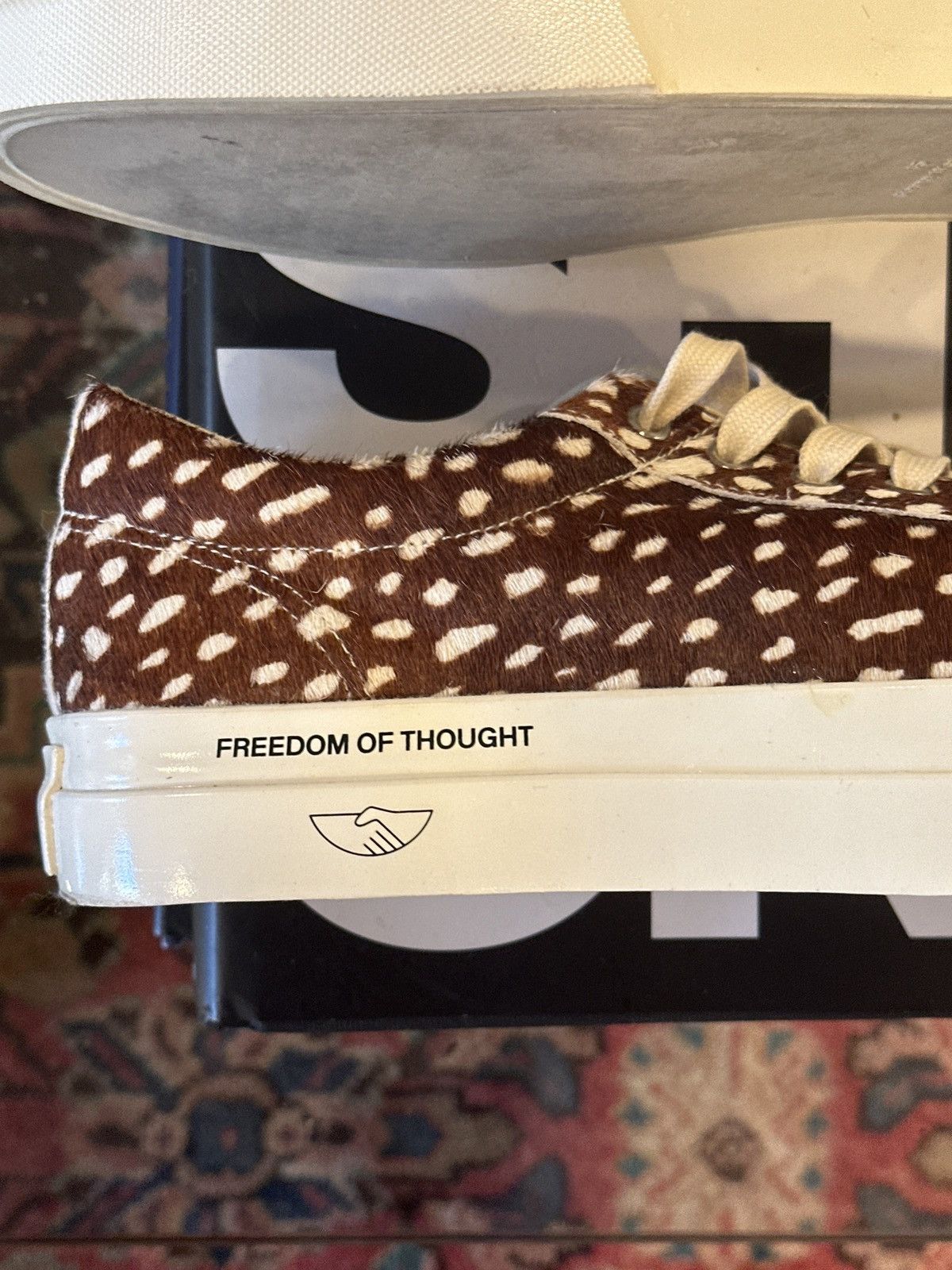 END. × Stepney Workers Club End x Stepney Workers Club animal print sneakers size 12 Size US 12 / EU 45 - 4 Thumbnail