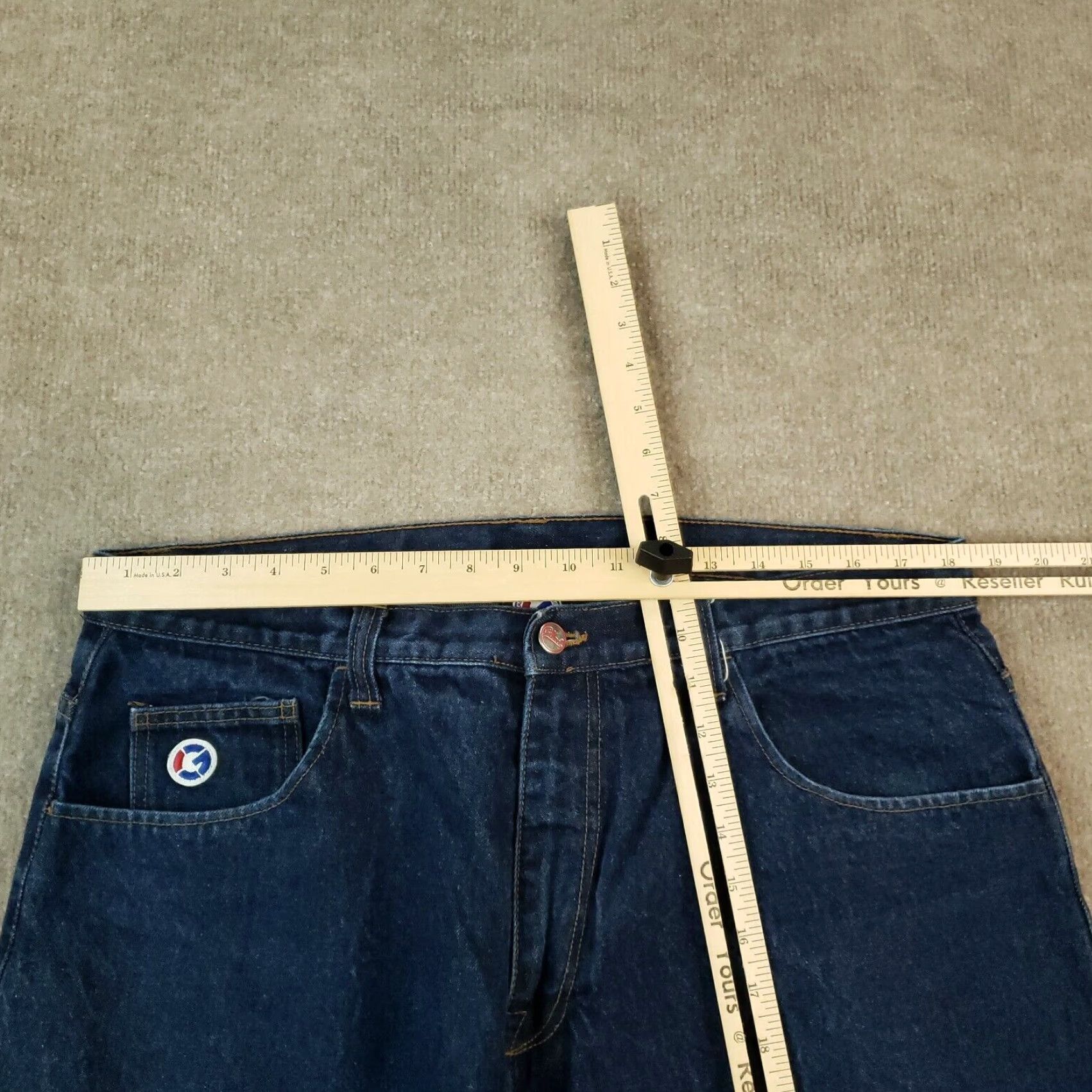 Vintage G Unit Mens Blue Denim Shorts Size 38 Classic Straight Leg Bermuda Style Size US 38 / EU 54 - 5 Thumbnail