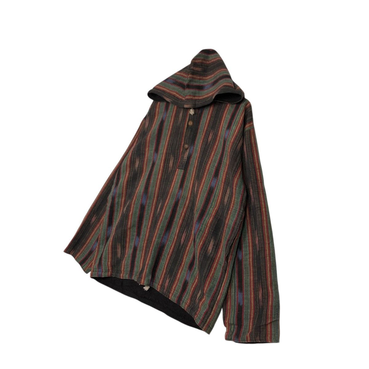 Japanese Brand 🔥VINTAGE BAJRA PULL OVER HICKORY STRIPED LAXMI ISSEY MIYAKE Size US M / EU 48-50 / 2 - 4 Thumbnail