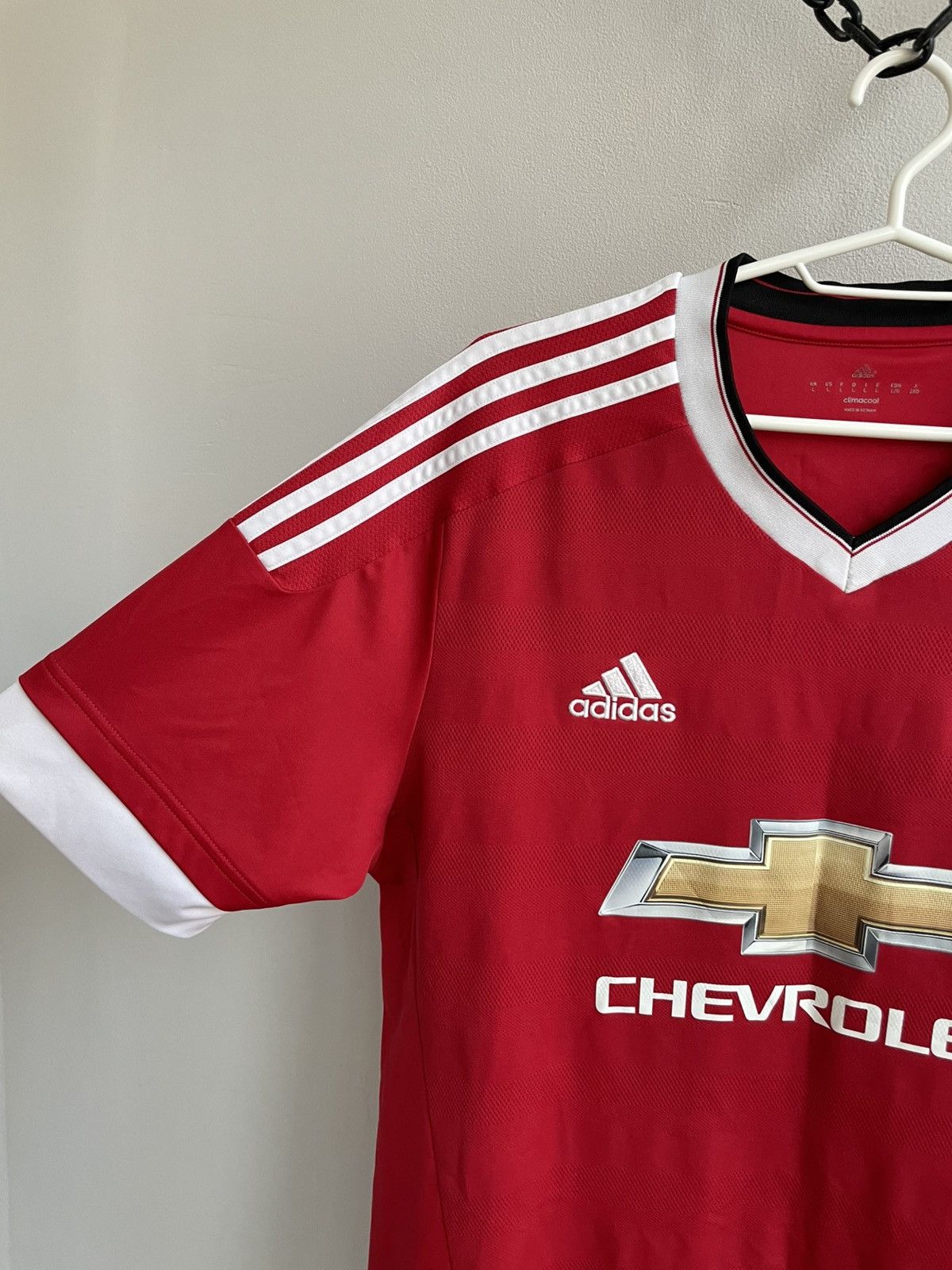 Adidas Manchester United 2015 2016 Home Footbal Shirt Soccer Jersey Size US L / EU 52-54 / 3 - 4 Thumbnail