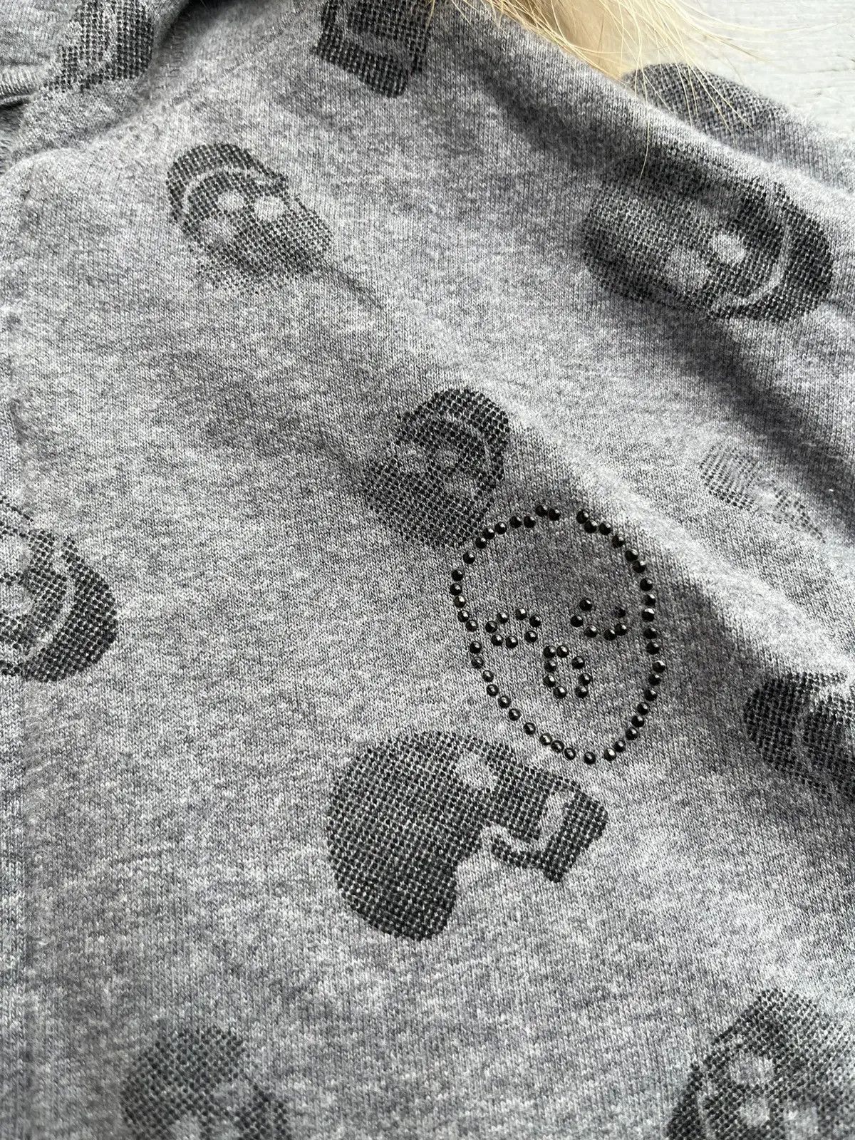 Japanese Brand Gothic Furr Skull Full Print Hoodie LGB Size US S / EU 44-46 / 1 - 5 Thumbnail