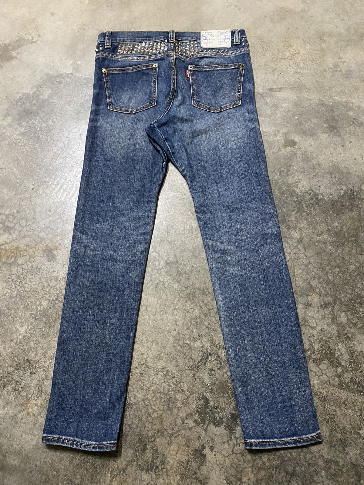 Japanese RNA R-2578 Studded Punk Seditionaries Denim