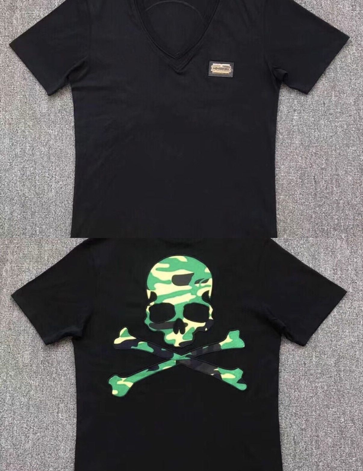 Philipp Plein Philipp Plein Appliquéd Skull T‑shirt J2 Size US M / EU 48-50 / 2 - 1 Thumbnail