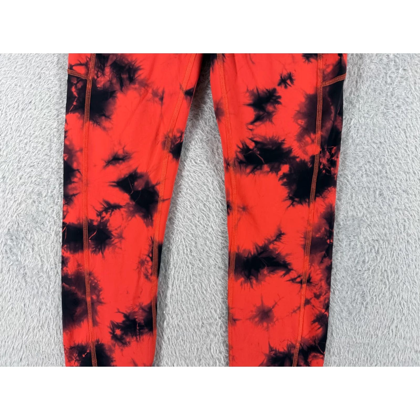 Lululemon Lululemon Pants 8 Red Black Invigorate High-Rise Tight 25" Wash Pockets Cropped Solid Womens Size 30" / US 8 / IT 44 - 3 Thumbnail