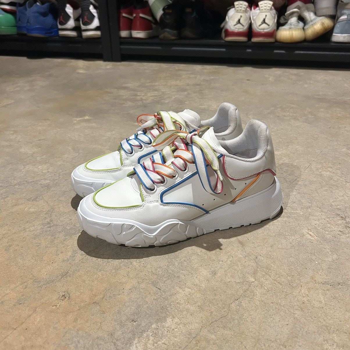 Alexander McQueen × Designer Alexander McQueen Court Outline Trainer Sneakers EU 38.5 Size US 6.5 / EU 39-40 - 1 Thumbnail