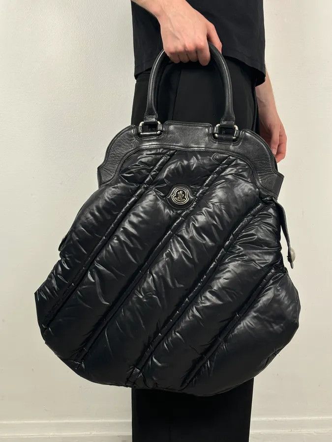 Moncler Moncler Black Nylon Quilted Handle Bag Size ONE SIZE - 1 Thumbnail