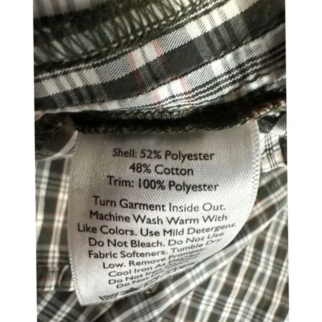 Eddie Bauer Eddie Bauer Travex Shirt Mens L Short Sleeve Plaid Button-Up Pocket Black Size US L / EU 52-54 / 3 - 6 Thumbnail
